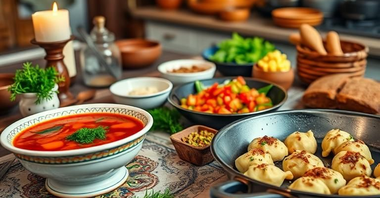 Украинская кухня: Как приготовить борщ, вареники и сиченики, чтобы удивить своих близких!